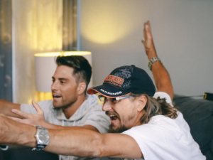excited fans